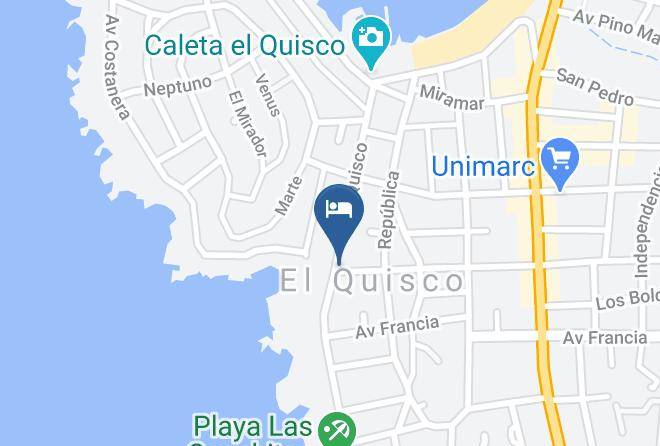 San Antonio Province - Habitaciones Mar Azul Maps