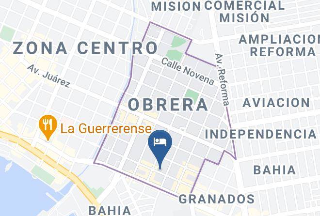 Ensenada - Habitaciones Maria Maps
