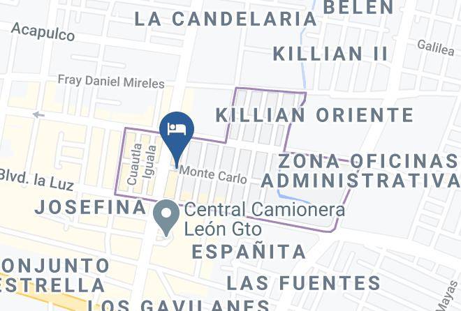 Leon - Habitaciones Montecarlo Maps