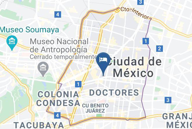 Cuauhtemoc - Habitaciones Monterrey Maps