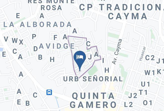 Cayma - Habitaciones Privadas Arequipa Maps