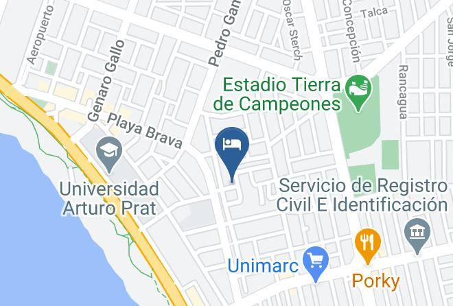 Iquique Province - Habitaciones Sagasca Maps