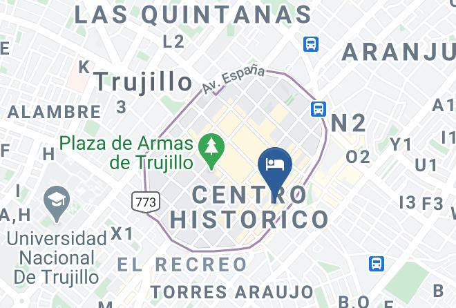 Trujillo - Habitaciones Trujillo Peru Maps