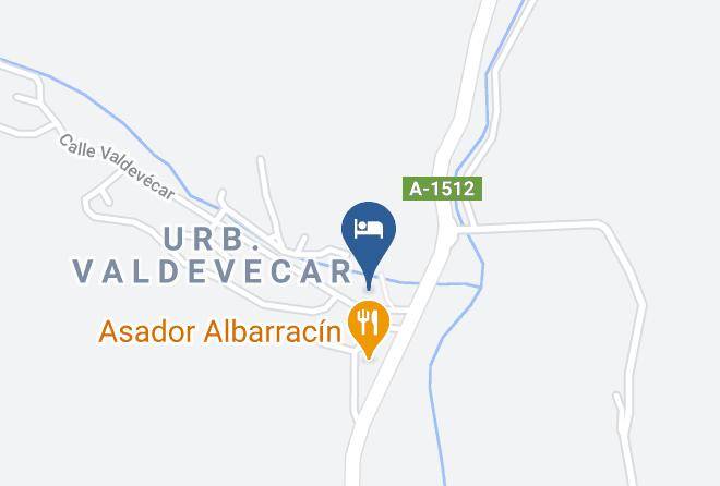 Teruel - Habitaciones Valdevecar S L Maps