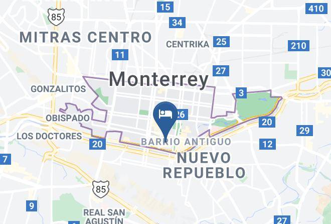 Monterrey - Habitaciones Vamar Monterrey Maps