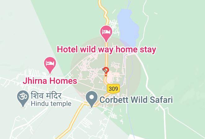 Ramnagar - Corbett Treff Hotel Maps