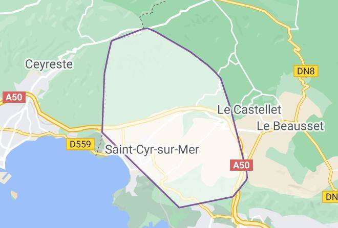 Var - Habitation & Charme Cadiere D'azur Maps