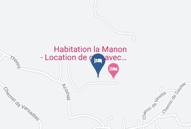 Pointe Noire - Habitation Samana Beausejour Maps