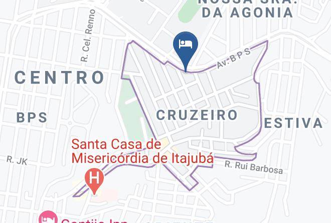 Itajuba - Habtati Hotel Maps