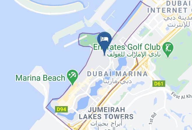 Dubai - Habtoor Grand Resort Autograph Collection Maps