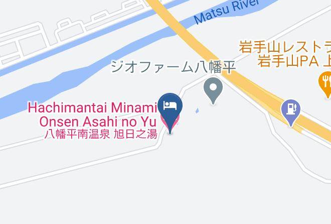 Hachimantai City - Hachimantai Minami Onsen Asahi No Yu Maps