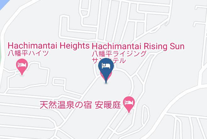 Hachimantai Rising Sun Hotel Map