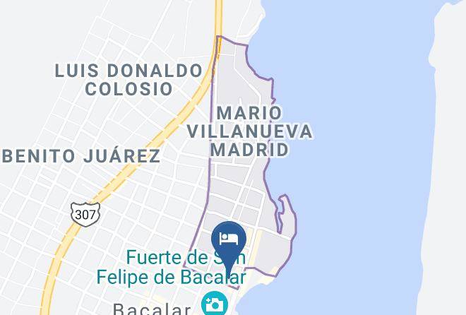 Bacalar - Hacienda Bambu Maps