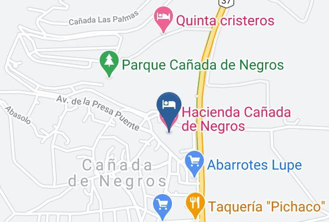 Purisima Del Rincon - Hacienda Canada De Negros Maps