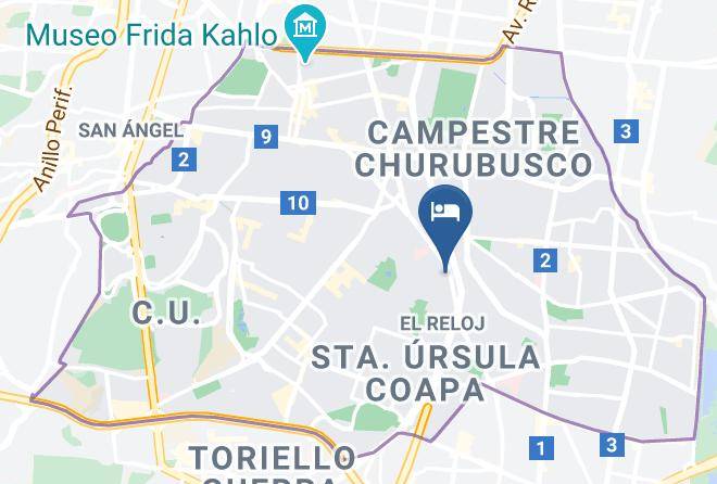Coyoacan - Hacienda Coyoacan Maps