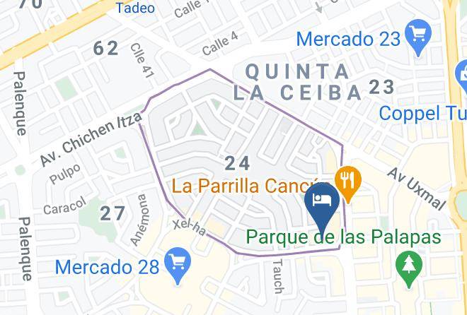 Benito Juarez - Hacienda Hotel Maps