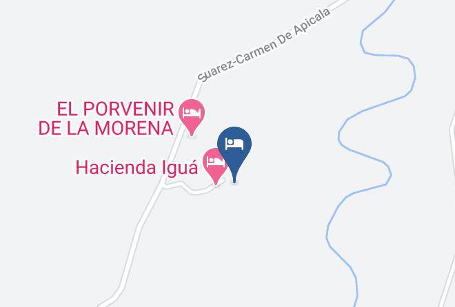 Carmen De Apicala - Hacienda Hotel Igua Maps
