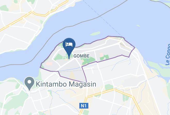 Kinshasa Urban - Hacienda Hotel Maps