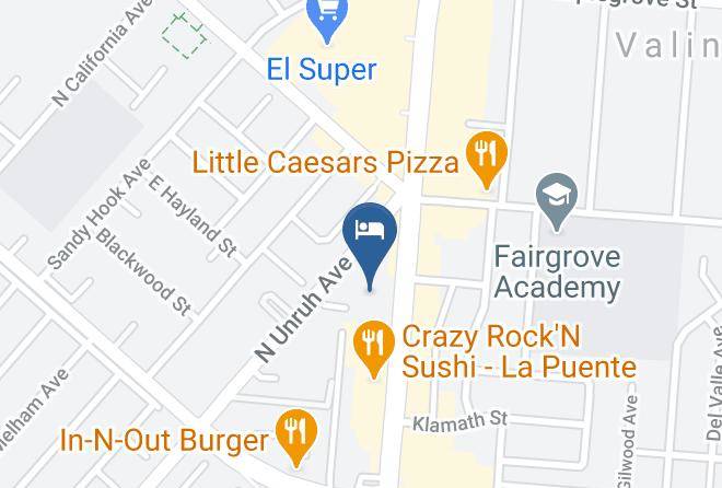 Los Angeles - Hacienda Inn & Suites Maps