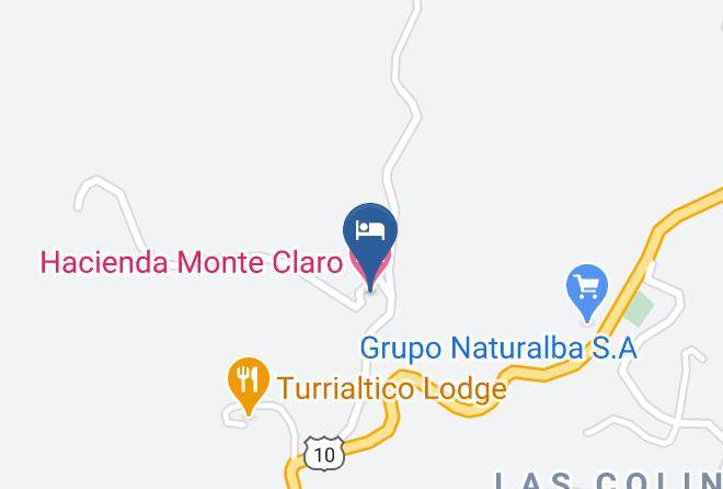 Turrialba - Hacienda Monte Claro Maps