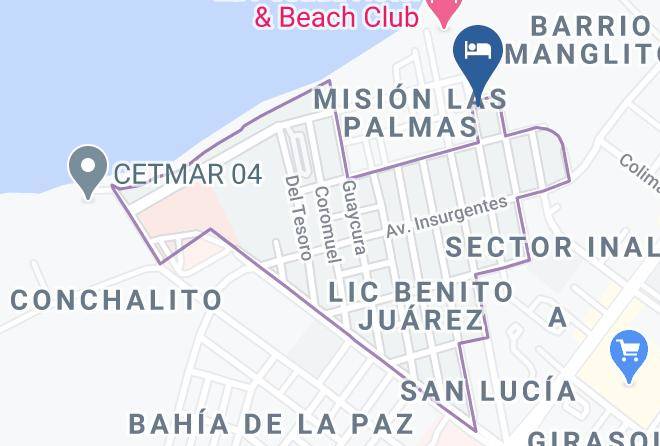La Paz - Hacienda Paraiso De La Paz Bed&breakfast Inn Maps