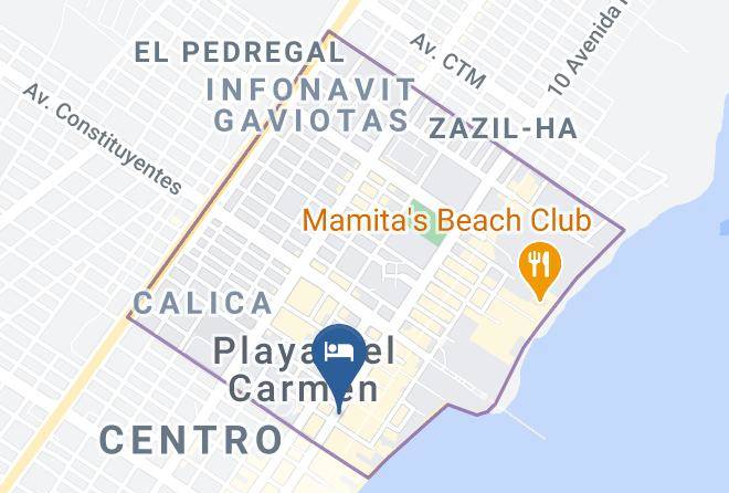 Solidaridad - Hacienda Real Del Caribe Hotel Maps