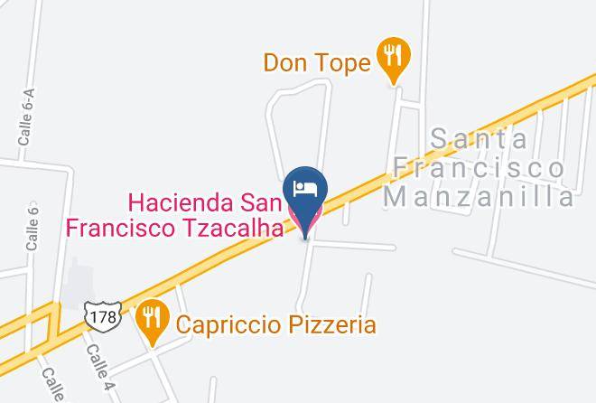 Dzidzantun Municipality - Hacienda San Francisco Tzacalha Maps