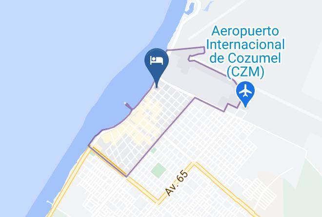 Cozumel - Hacienda San Miguel Hotel & Suites Maps