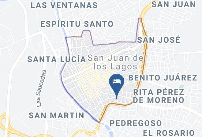 San Juan De Los Lagos - Hacienda Santa Anita Maps