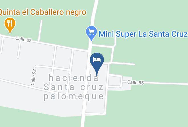 Merida - Hacienda Santa Cruz Maps