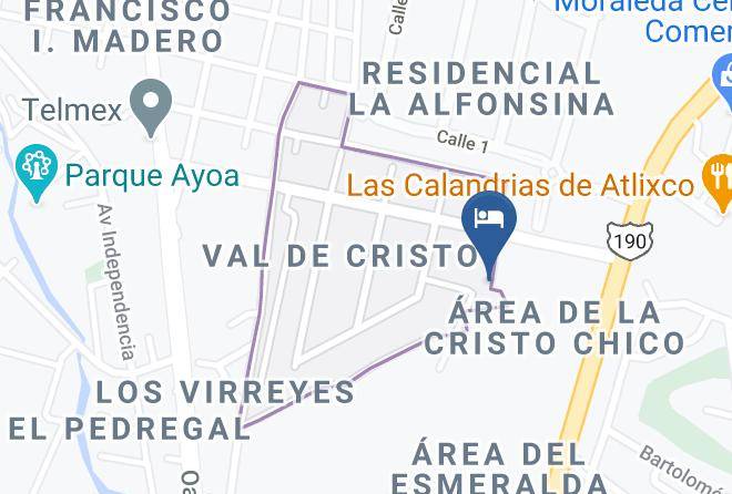 Atlixco - Hacienda Santo Cristo Maps