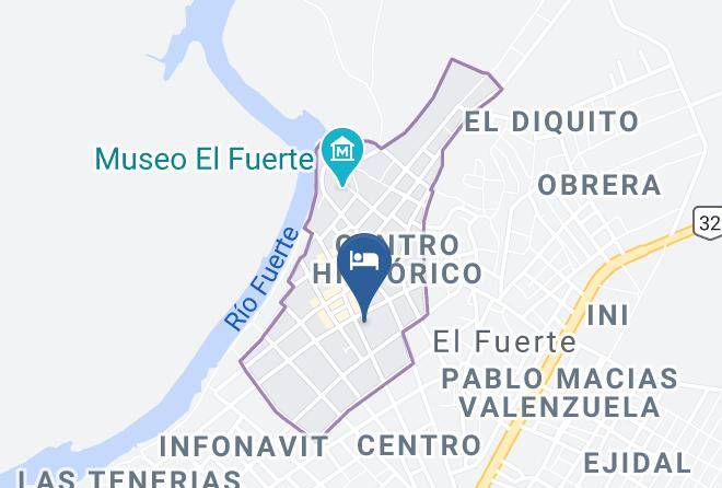 El Fuerte - Hacienda Sta Cruz Maps