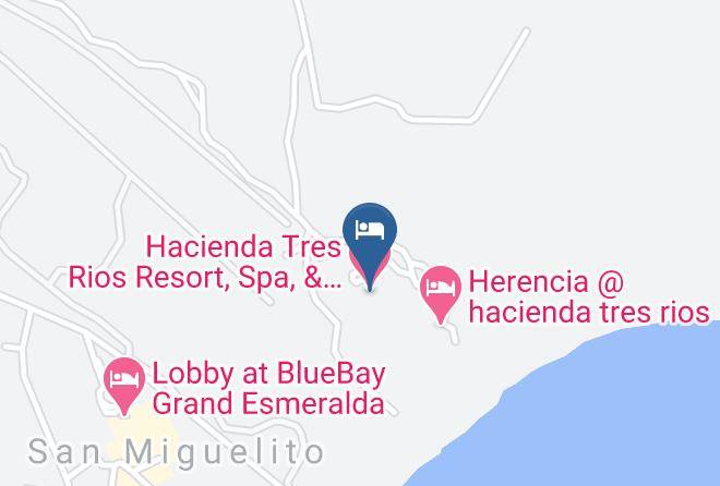 Solidaridad - Hacienda Tres Rios Resort Spa & Nature Park Maps