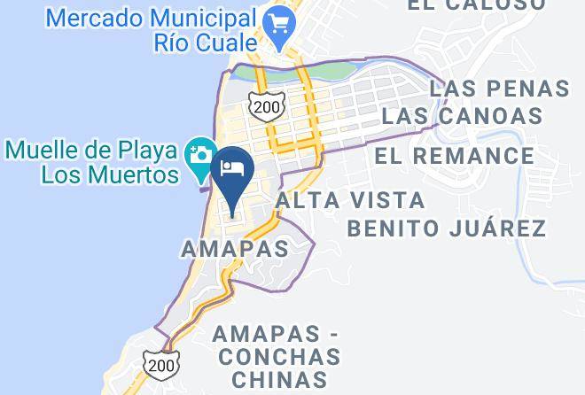 Puerto Vallarta - Hacienda Vallarta Playa Los Muertos Maps