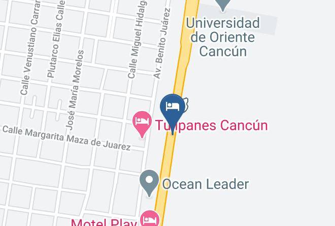 Benito Juarez - Hacienda Xcaret Maps
