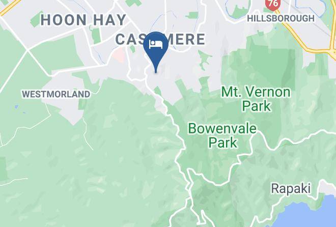 Christchurch - Hackthorne Gardens Luxury Accommodation Maps