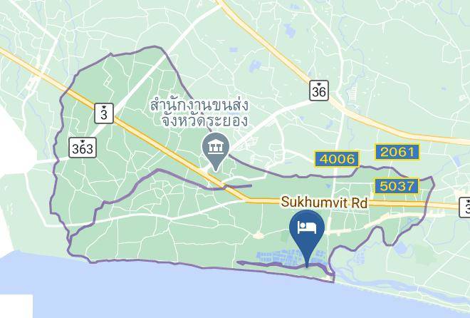 Amphoe Mueang Rayong - Had Saengchan Resort Maps