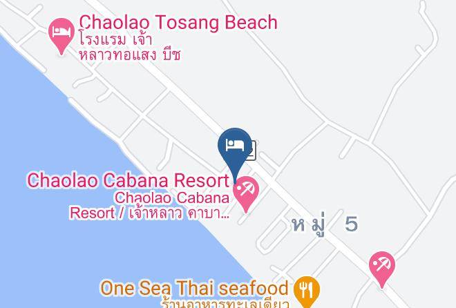 Amphoe Tha Mai - Had Saithong Resort Maps