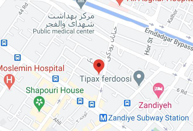 Shiraz - Hadish Hotel Maps