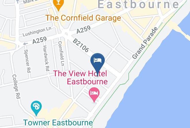 East Sussex - Hadleigh Hotel Maps
