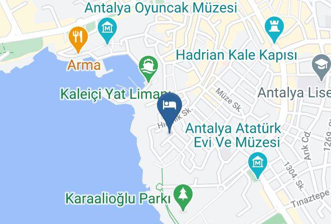Muratpasa - Hadrianus Hotel Kaleici Maps