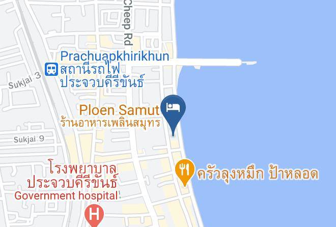 Amphoe Mueang Prachuap Khiri Khan - Hadthong Hotel Maps