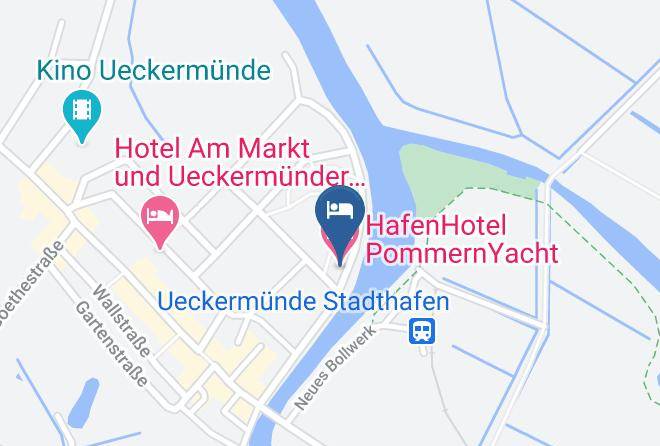 Vorpommern Greifswald - Hafenhotel Pommernyacht Maps