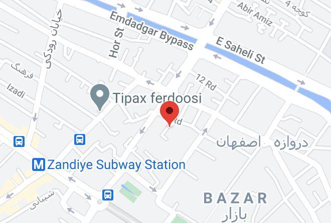 Shiraz - Hafez Hotel Maps