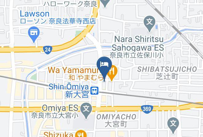 Nara City - Hotel Halftime Maps