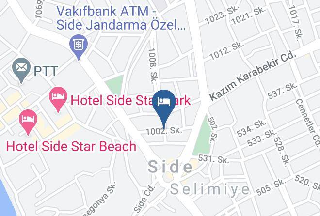 Manavgat - Hagen Otel Maps