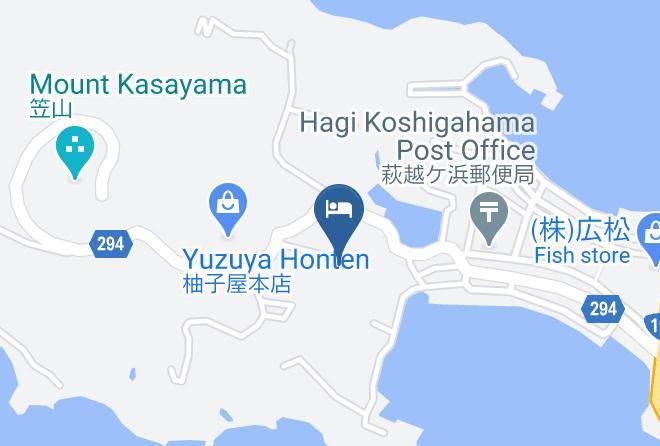 Hagi City - Hagi Kanko Hotel Maps