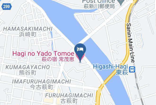 Hagi City - Hagi No Yado Tomoe Maps