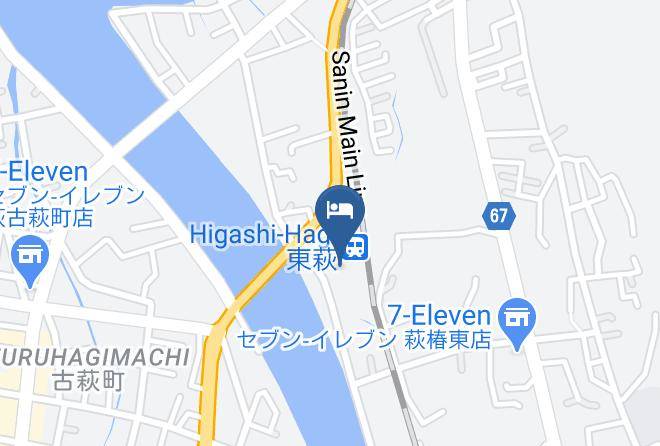 Hagi City - Hagi Royal Intelligent Hotel Maps