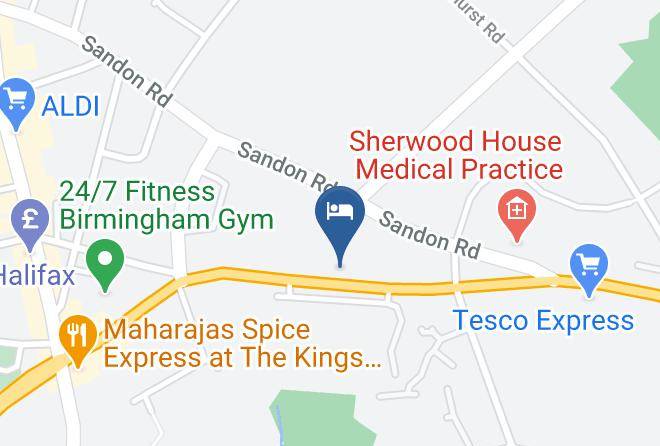 Birmingham - Hagley Hotel Maps